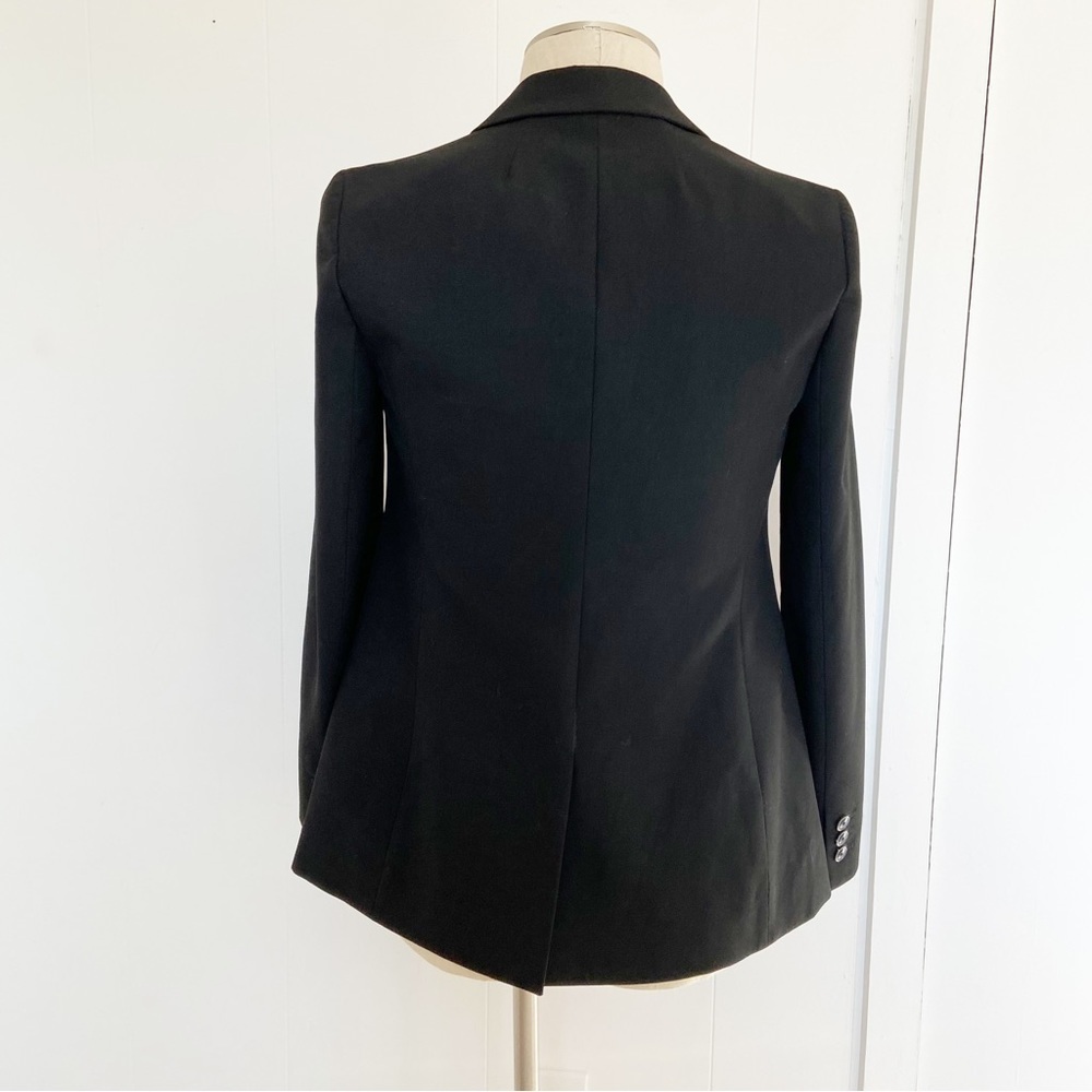 J. Crew Ruby Blazer Black One Button Size 2 - image 5